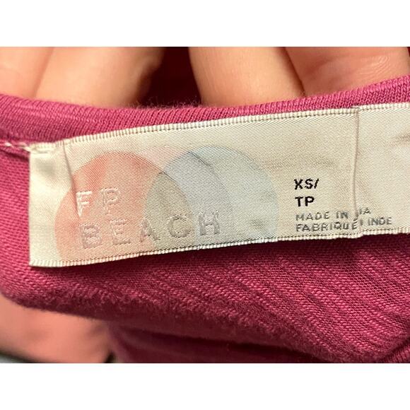 Free People Elisa One Shoulder Maxi Dress in Raspberry size XS - Picture 5 of 5